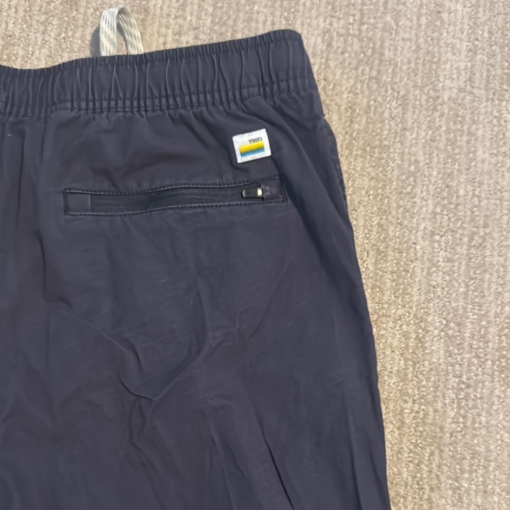 Vuori Men Size M Charcoal Grey Ripstop Slim Fit Stretch Performance Pants - Picture 10 of 11